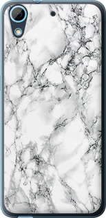 Чохол Мармур білий на HTC Desire 626G