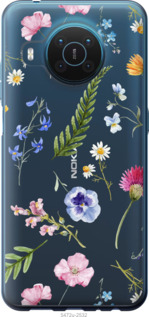 

Чехол Цветочный фон v2 для Nokia X20 1440567