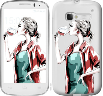 

Чохол Дівчина з келихом на Alcatel One Touch Pop C5 5036D 841920