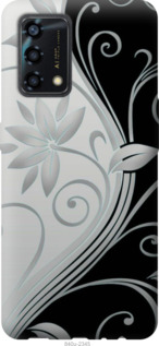 

Чехол Цветы на чёрно-белом фоне для Oppo A95 1575843