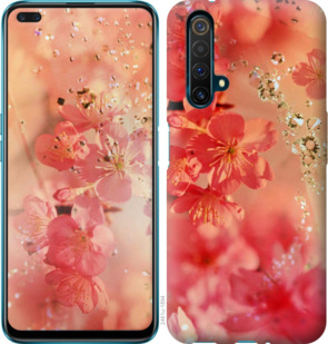 

Чехол Розовые цветы для Realme X50 921236