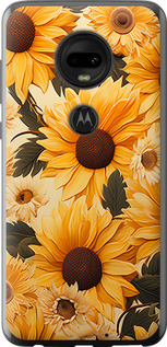 Чохол Соняшники 2 на Motorola Moto G7