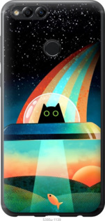 

Чохол Кот, нло, радуга, рыба для Huawei Honor 7X 1403218
