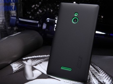 Фото Чехол Nillkin Matte для Nokia XL (+ пленка) (Черный) в магазине vchehle.ua