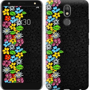 

Чехол цветочный орнамент для LG K40 764378