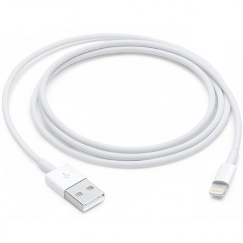 

Дата-кабель для iPhone USB to Lightning 1m (no box) (Белый) 61057