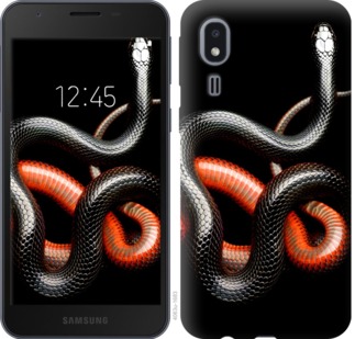 

Чохол Червоно-чорна змія на чорному тлі на Samsung Galaxy A2 Core A260F 765246