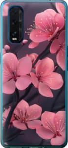 Чохол Пурпурна сакура на Oppo Find X2