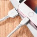 Фото Дата кабель Hoco X20 Flash Lightning Cable (2m) (Белый) на vchehle.ua