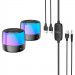 Фото Bluetooth колонка Borofone BP12 Colorful BT wired 2-in-1 computer speaker (Black) в магазине vchehle.ua