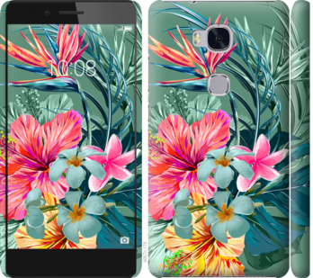 

Чехол Тропические цветы v1 для Huawei Honor 5X 845225