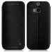 Кожаный чехол (книжка) IMAK Fun Series для HTC New One 2 / M8 (Черный)