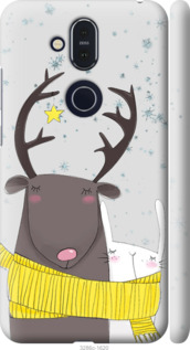 

Чохол Лось і зайчик на Nokia 8.1 946902