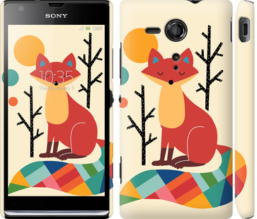 

Чехол Rainbow fox для Sony Xperia SP M35H 576992