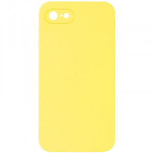 Silicone Case Square Full Camera Protective (AA) NOLOGO для iPhone 7 (4.7'')
