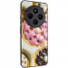 TPU+PC чохол Prisma Fluffie на Xiaomi Redmi 14C / Poco C75 (Donut)