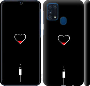 Чехол Подзарядка сердца для Samsung Galaxy M31 M315F