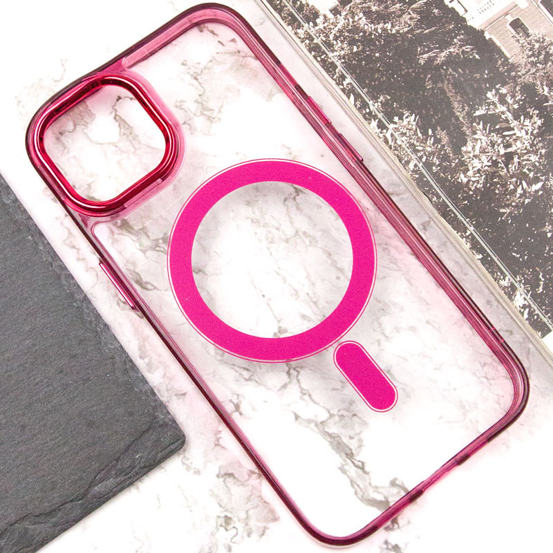 Купити Чохол TPU Iris with Magnetic safe на Apple iPhone 12 Pro Max (6.7") (Бордовий) на vchehle.ua