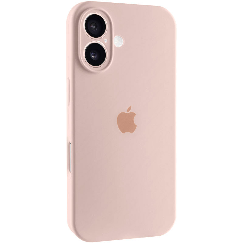 Чохол Silicone Case Full Camera Protective (AA) на Apple iPhone 16 (6.1") (Рожевий / Pink Sand)