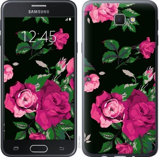 

Чохол Троянди на чорному тлі на Samsung Galaxy J7 Prime 674399