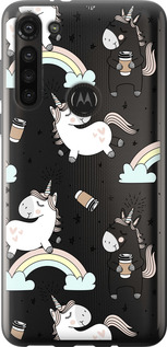 

Чехол Единорог и кофе для Motorola G8 Power 1607470