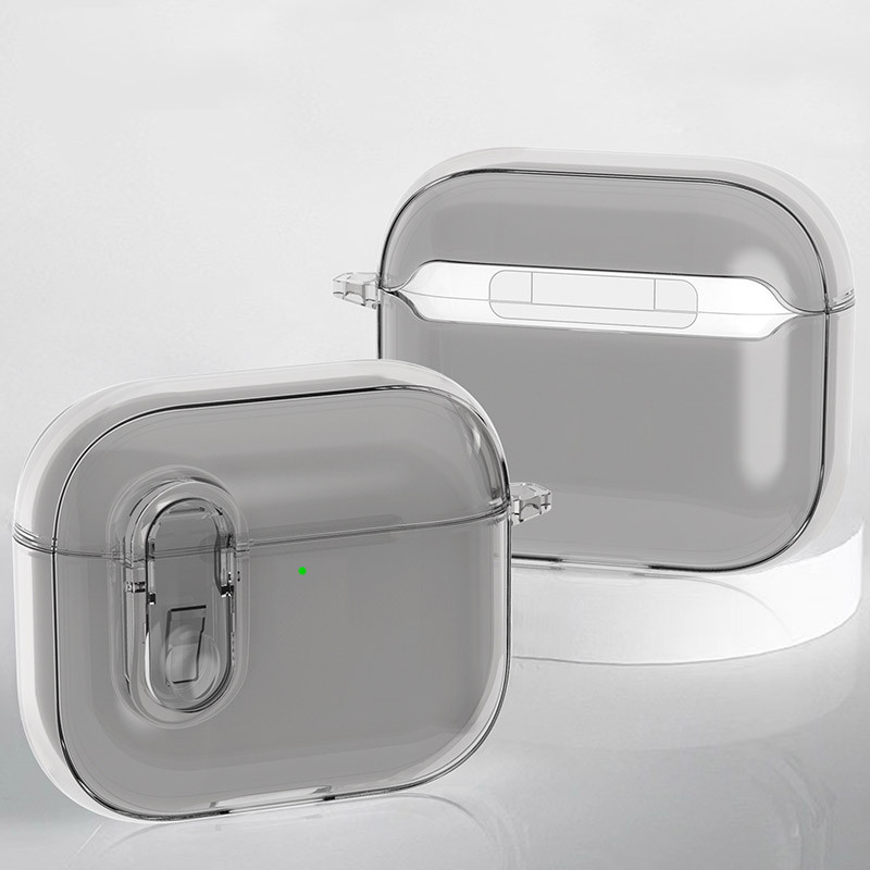 Фото Футляр TPU Colorful для наушников Airpods 4 (Black) на vchehle.ua