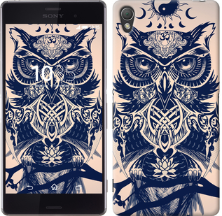 

Чехол Узорчатая сова для Sony Xperia Z3 Dual 627440