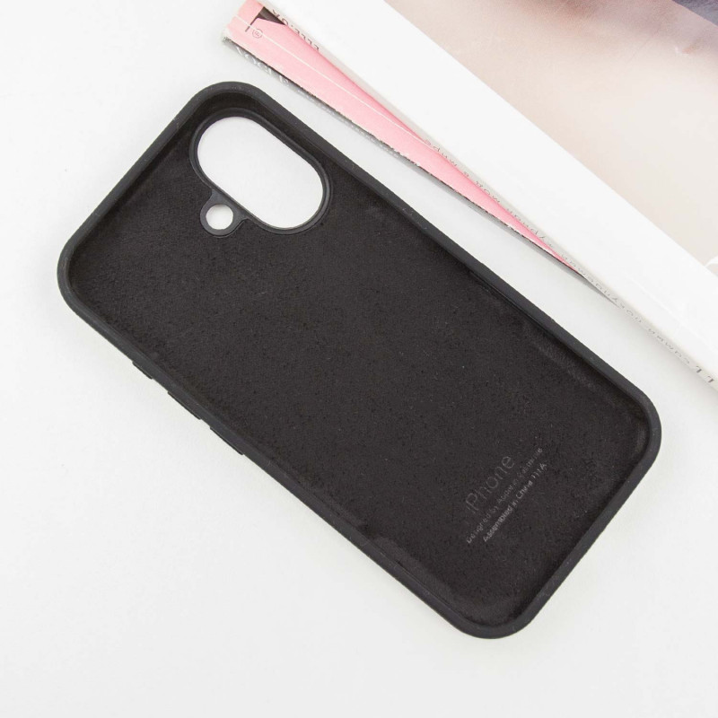 Фото Чехол Silicone Case Full Protective (AA) для Apple iPhone 16 Plus (6.7") (Черный / Black) в магазине vchehle.ua