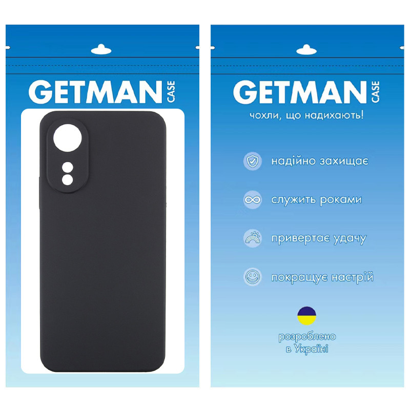 Чехол Silicone Cover Lakshmi Full Camera (AAA) для Oppo A78 4G (Черный / Black) в магазине vchehle.ua