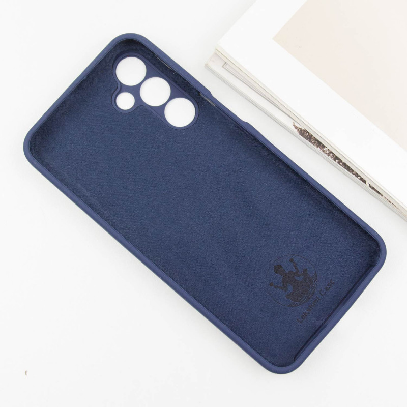Чохол Silicone Cover Lakshmi Full Camera (AA) на Samsung Galaxy A16 4G/5G (Синій / Midnight blue) в магазині vchehle.ua