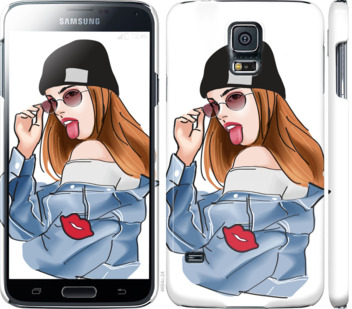 

Чохол Дівчина v3 на Samsung Galaxy S5 Duos SM G900FD 842706