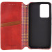 Фото Кожаный чехол-книжка GETMAN Cubic (PU) для Motorola Moto G05 / E15 (Красный) в магазине vchehle.ua