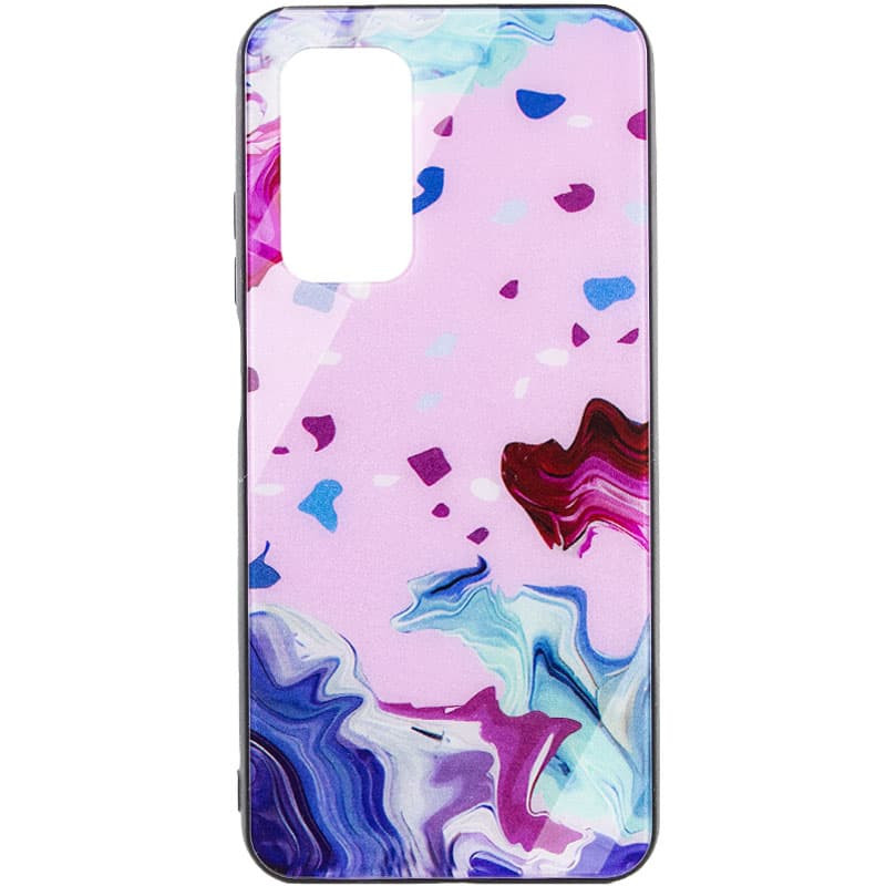 

TPU+Glass чехол Diversity для Xiaomi Mi 10T (Stains red) 1223111