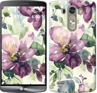

Чохол Квіти аквареллю для LG D856 Dual G3 296574