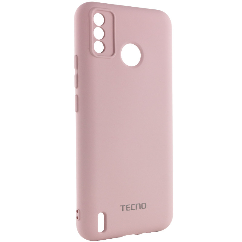 Фото Чехол Silicone Cover My Color Full Camera (A) для TECNO Spark 6 Go (Розовый / Pink Sand) на vchehle.ua