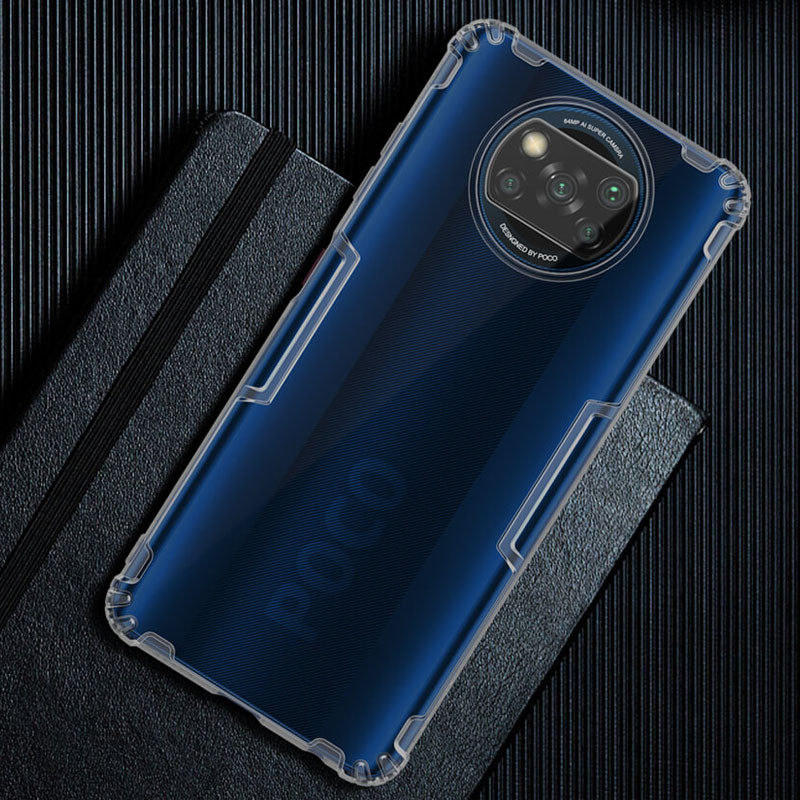 

TPU чохол Nillkin Nature Series для Xiaomi Poco X3 NFC (Сірий (прозорий)) 1069195