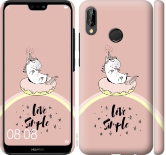 

Чехол Единорожка в пончике для Huawei P20 Lite 719514