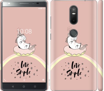 

Чехол Единорожка в пончике для Lenovo Phab 2 Plus 719323