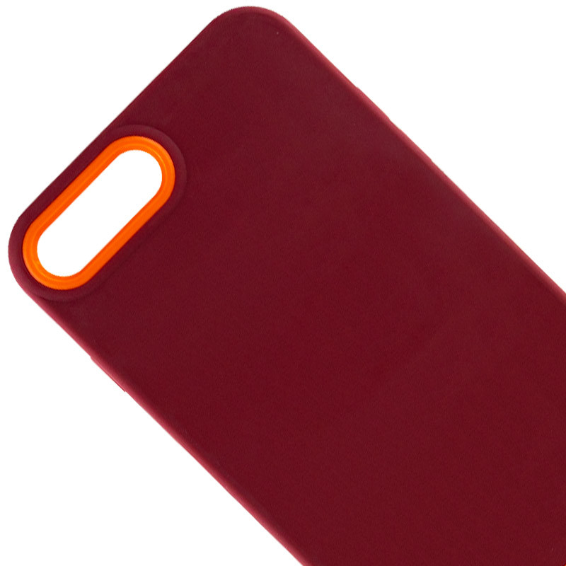 Фото Чохол TPU+PC Bichromatic на Apple iPhone 7 plus / 8 plus (5.5") (Brown burgundy / Orange) на vchehle.ua