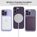 Фото TPU чехол Bonbon Metal Style with Magnetic safe для Apple iPhone 12 Pro / 12 (6.1") (Фиолетовый / Dark Purple) в магазине vchehle.ua