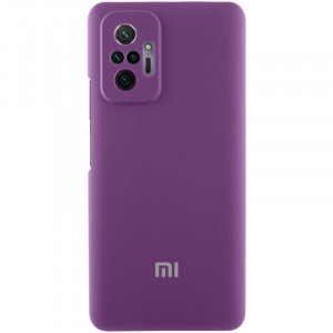 Чохол Silicone Cover Lakshmi Full Camera (AAA) with Logo для Xiaomi Redmi Note 10 Pro Max