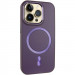 Шкіряний чохол SnapCase with Magnetic Safe на Apple iPhone 15 Pro (6.1") (Dark Purple)