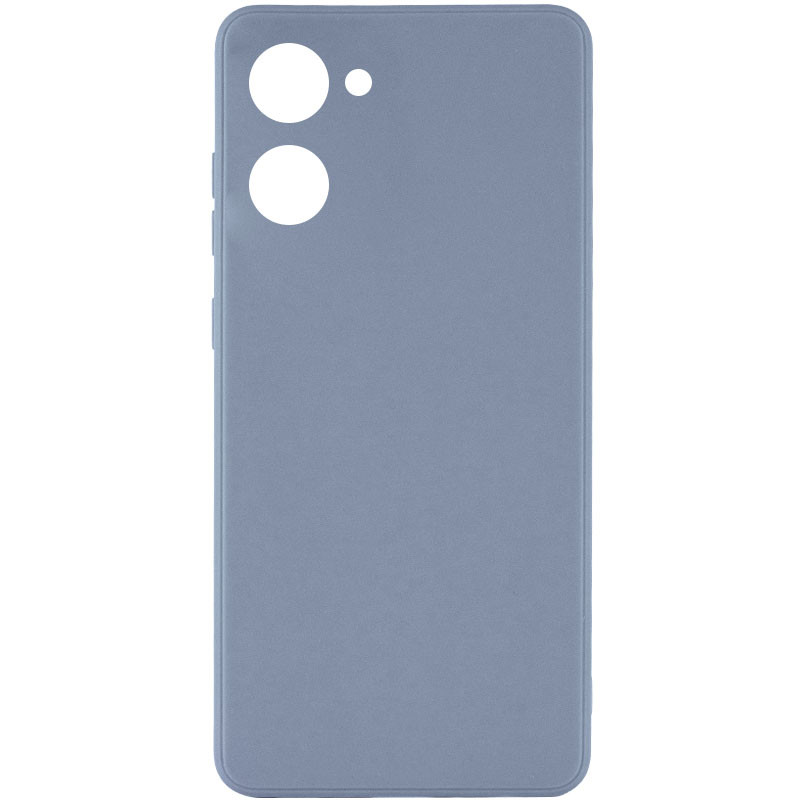 Силиконовый чехол Candy Full Camera для Realme C55 (Серый / Smoky Gray)