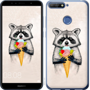 

Чехол Енотик с мороженым для Huawei Y6 Prime 2018 801353