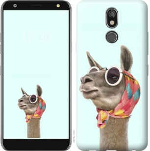 

Чехол Модная лама для LG K40 765093
