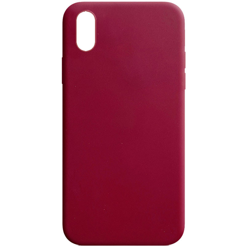 

Силіконовий чохол Candy на Apple iPhone XR (6.1") (Бордовий) 937858