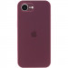 Чохол Silicone Case Full Camera Protective (AA) на Apple iPhone 16e (6.1") (Бордовий / Plum)