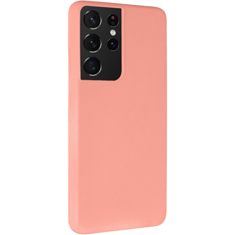 Чехол Silicone Cover Lakshmi (AA) для Samsung Galaxy S21 Ultra (Розовый / Pink)