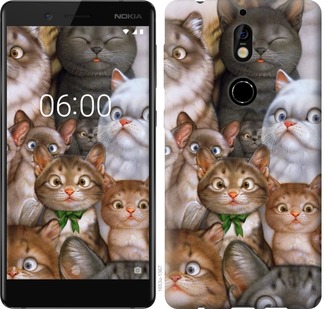 

Чехол коты для Nokia 7 757784