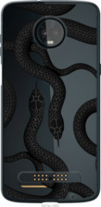 Чехол Змеи для Motorola Moto Z3